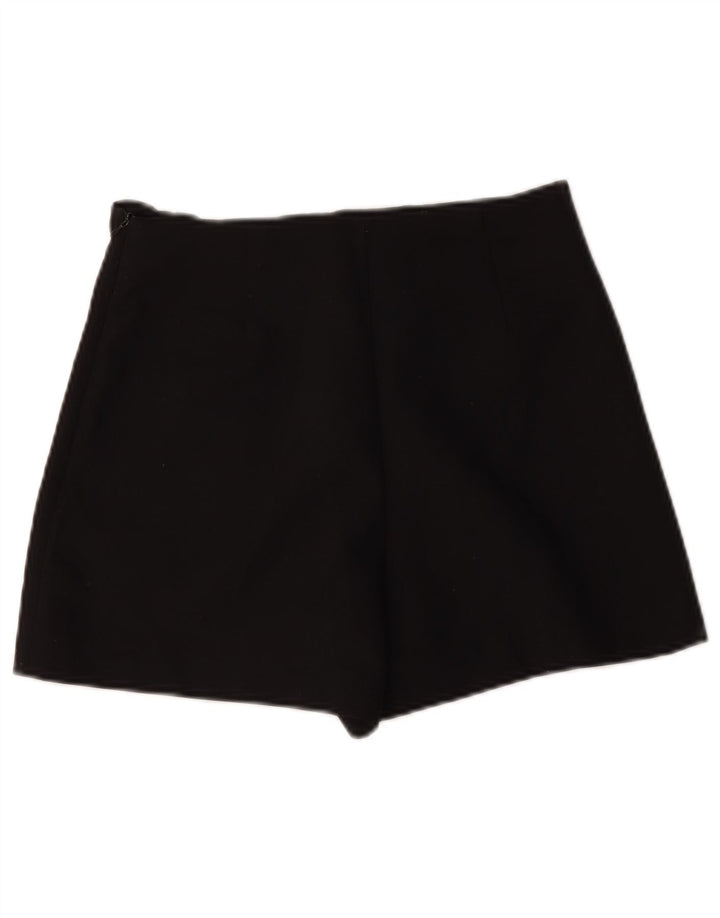 Pantaloni scurți casual pentru femei Zara, mici W26, poliester negru