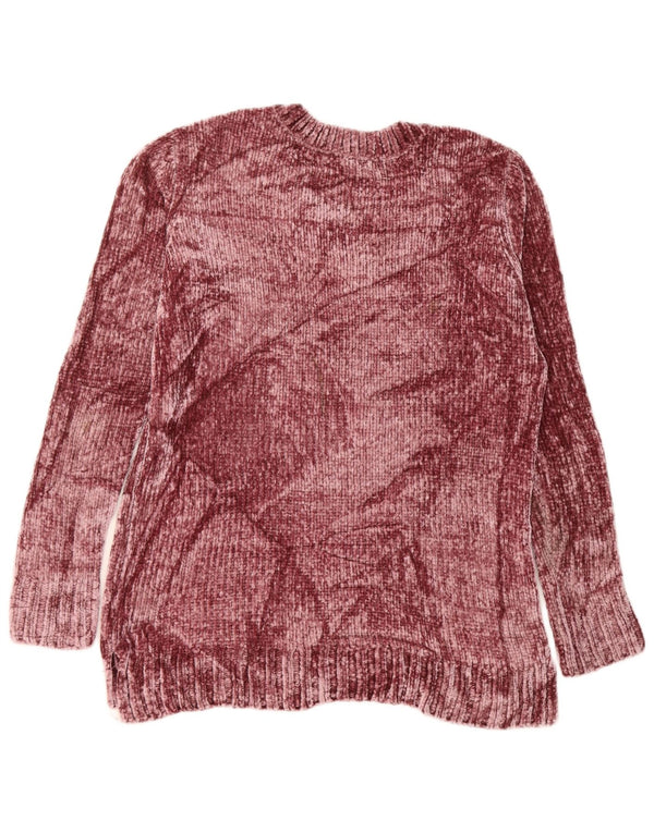 ORVIS Pulover cu decolteu în V pentru femei UK 14 Poliester maro mediu