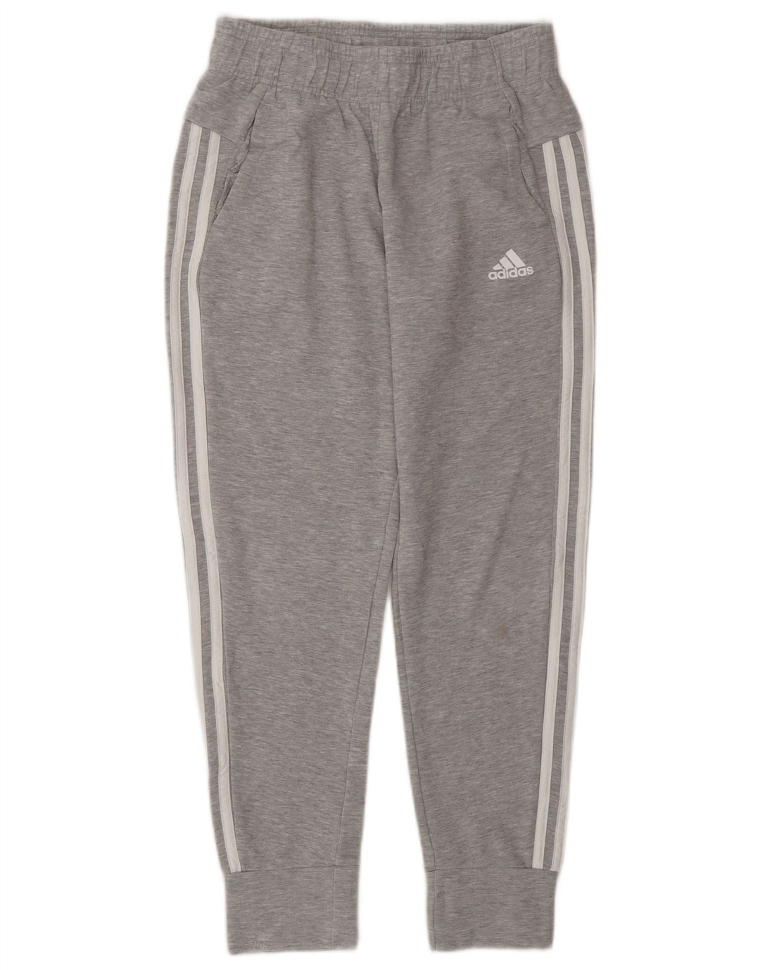 Pantaloni de trening Adidas baieti Joggeri 13-14 ani bumbac gri