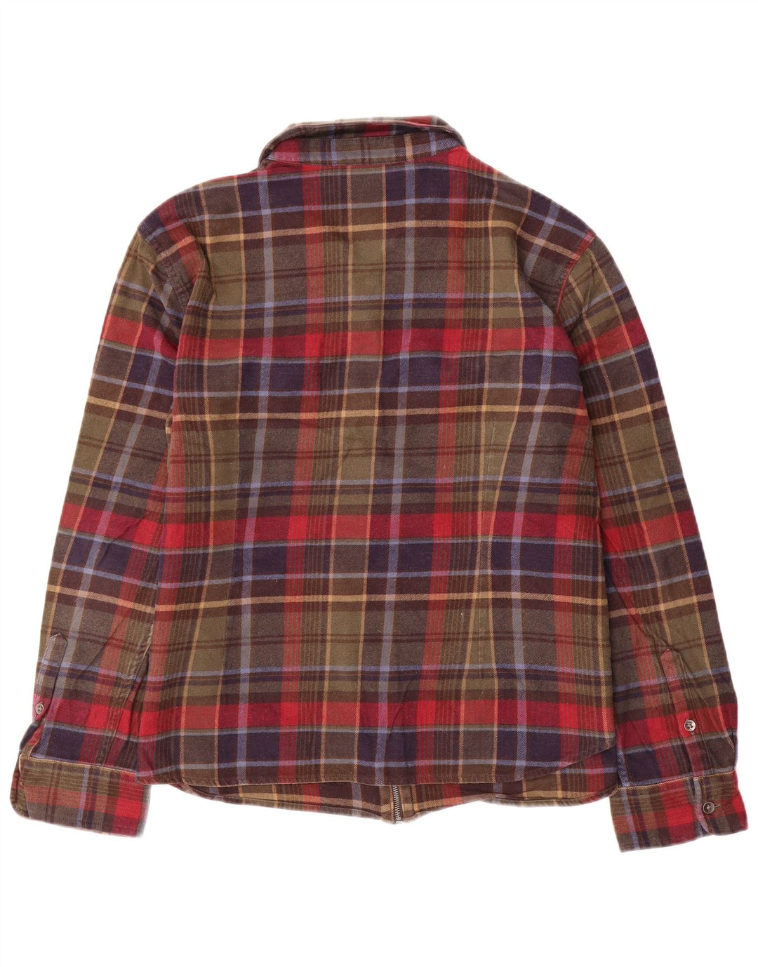 Cămașă de flanel pentru femei CHAPS UK 18 XL, bumbac cu carouri multicolore