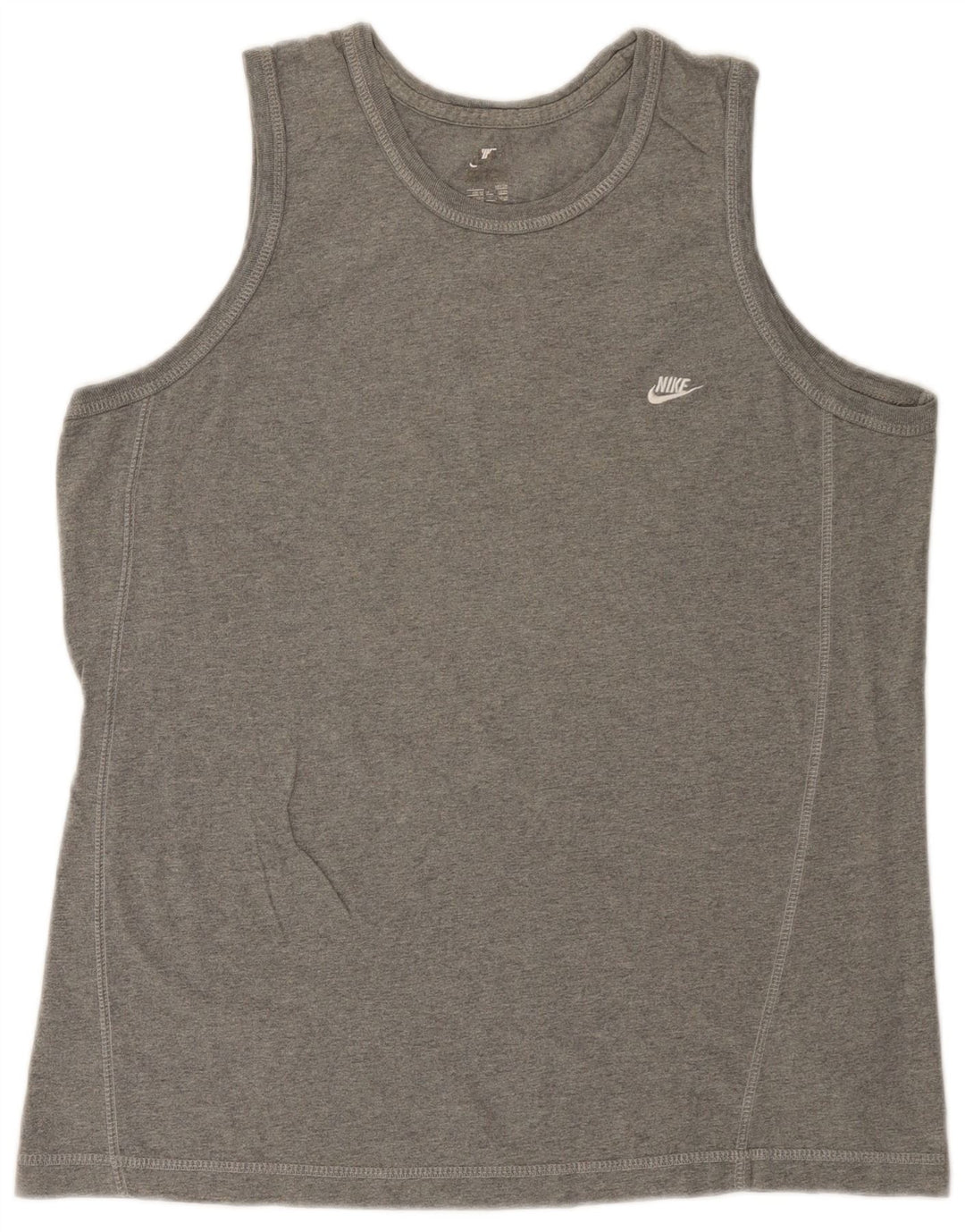 Vest Top pentru bărbați Nike UK 42/44 Mare bumbac gri