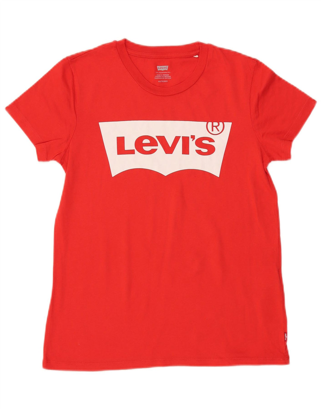 Tricou grafic LEVI'S Top UK 6 XS Bumbac roșu