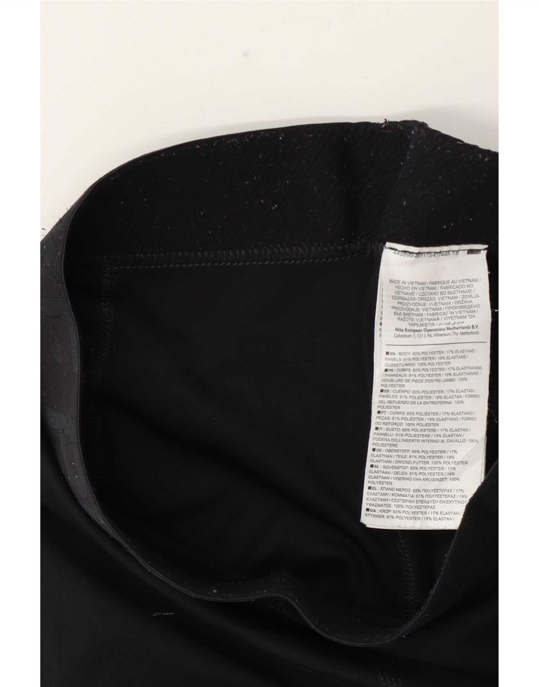 Leggings grafic Nike pentru femei UK 10 Poliester negru mic