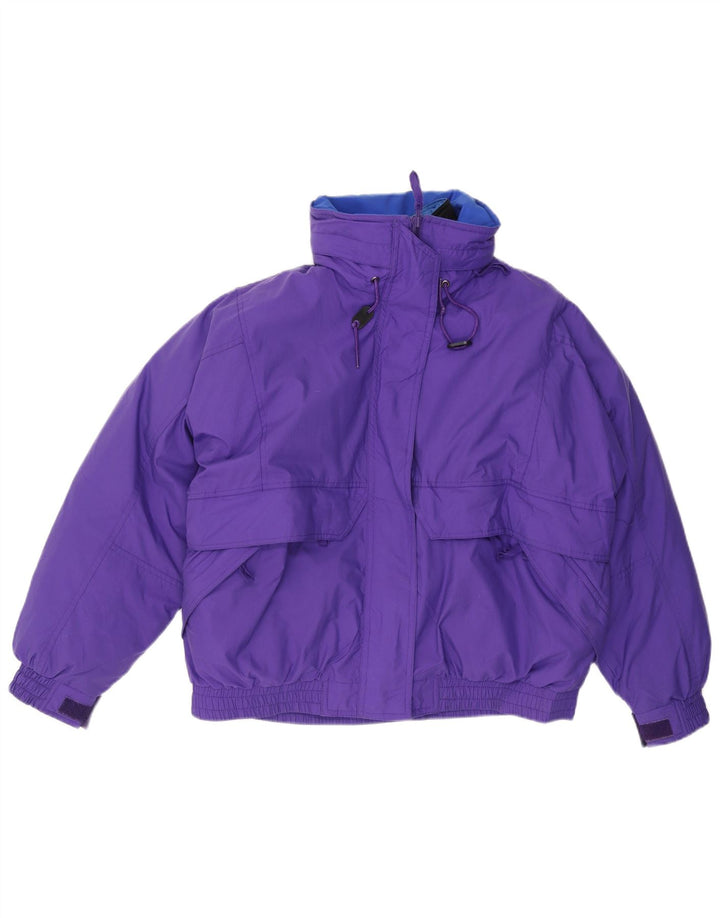 Jachetă căptușită cu glugă supradimensionată pentru femei Eddie Bauer UK 16 mare violet