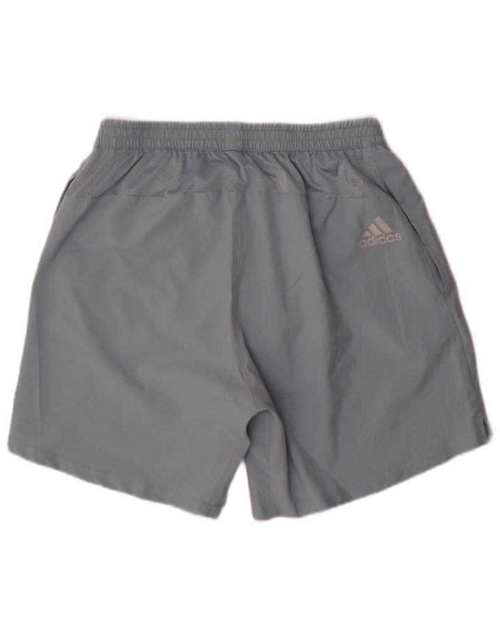 Pantaloni scurți sport grafic Adidas pentru bărbați, mari, albastru, poliester
