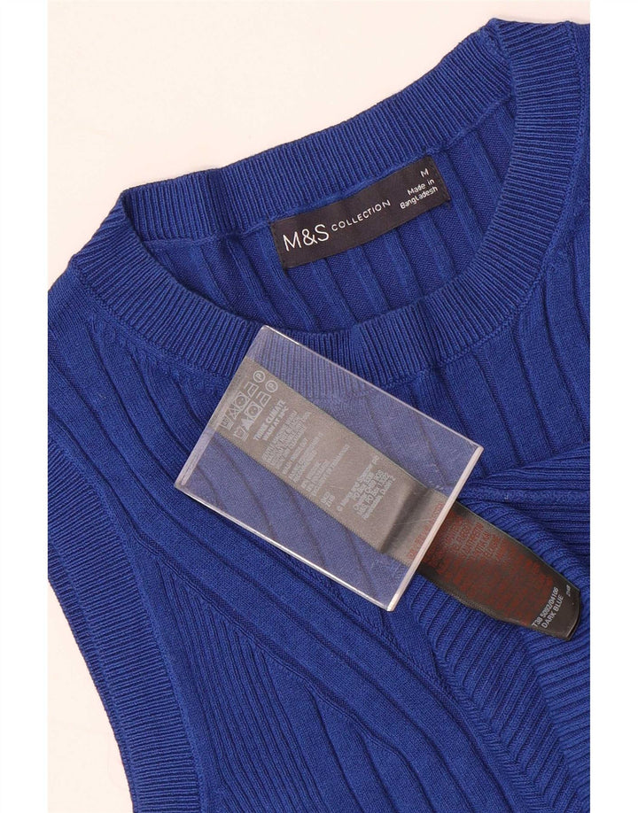 Vestă pentru femei Marks & Spencer UK 12 Medium Blue Viscose