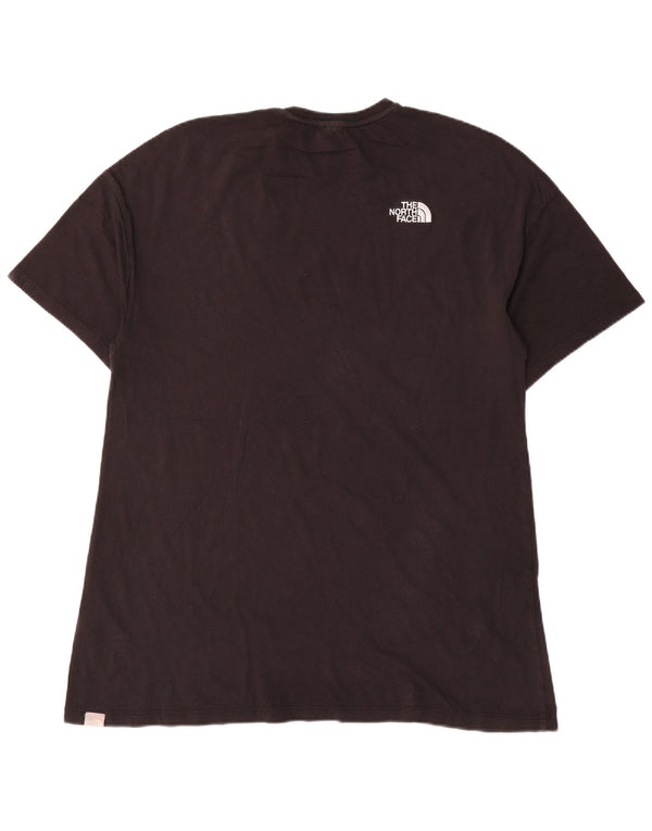 Rochie t-shirt supradimensionată pentru femei The North Face UK 10 Bumbac negru mic