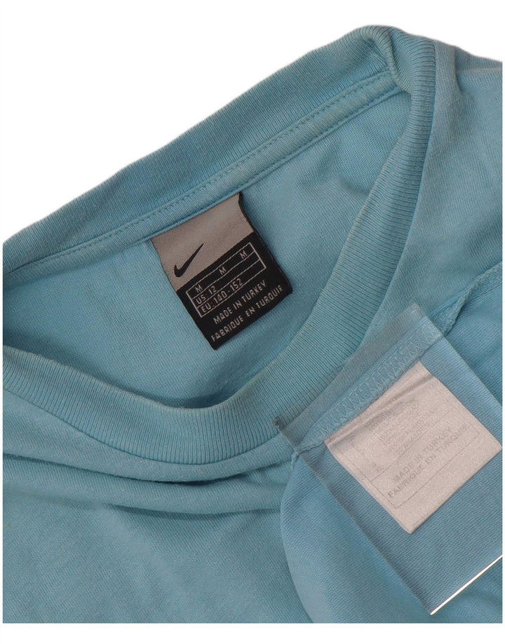 Tricou pentru băieți Nike Top 11-12 ani Bumbac albastru mediu