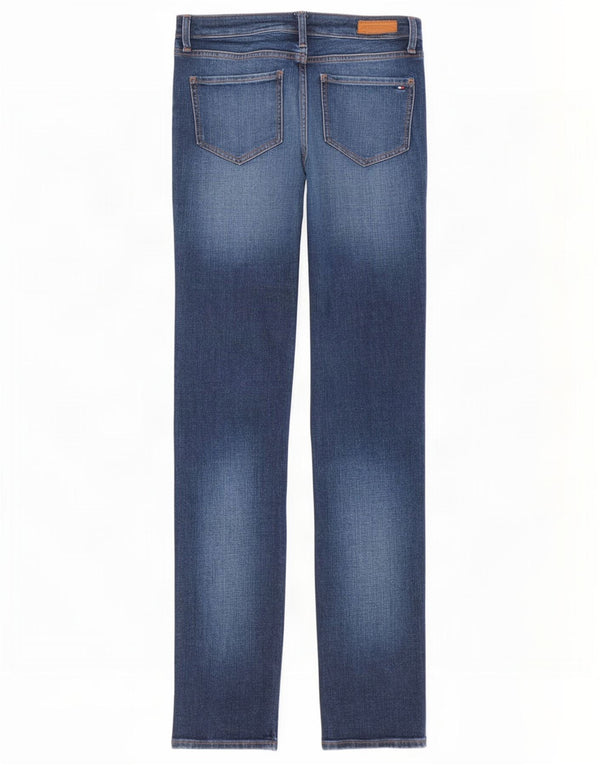 Blugi drepti pentru femei Tommy Hilfiger Roma W27 L32 bumbac bleumarin