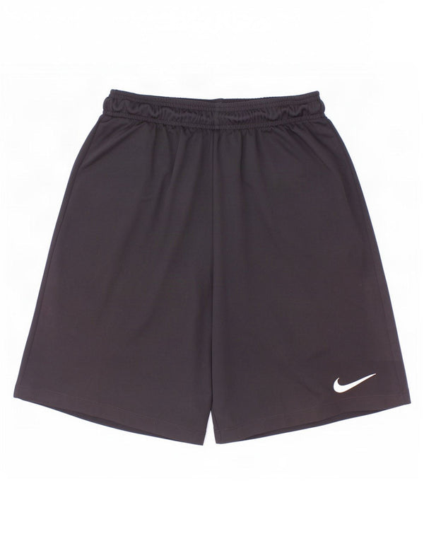 Pantaloni scurți sport Nike Dri Fit pentru băieți 13-14 ani XL poliester negru