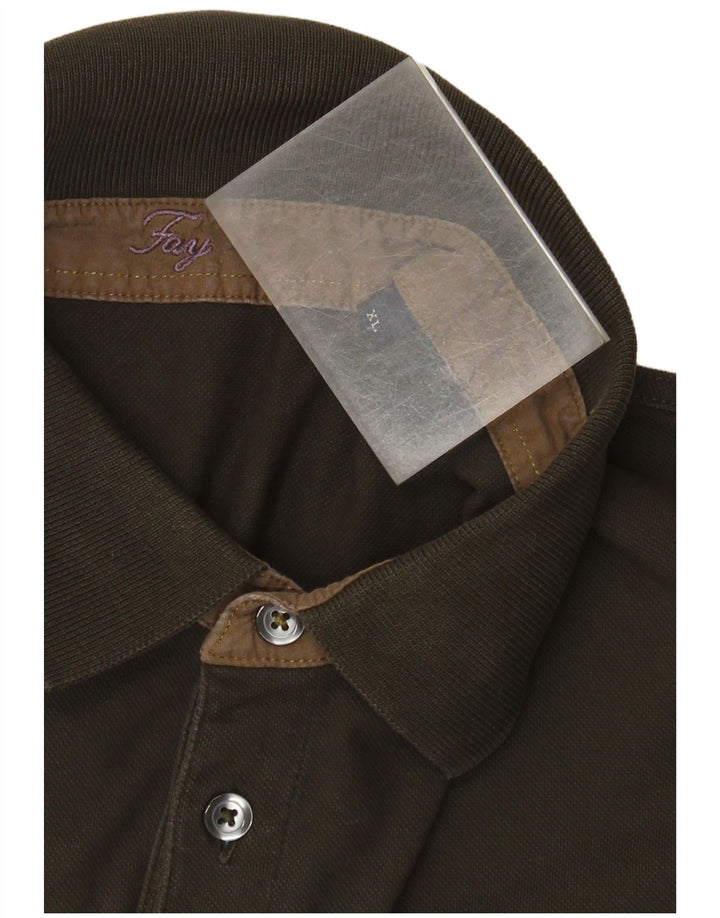 Tricou polo Fay pentru baieti 15-16 ani XL kaki