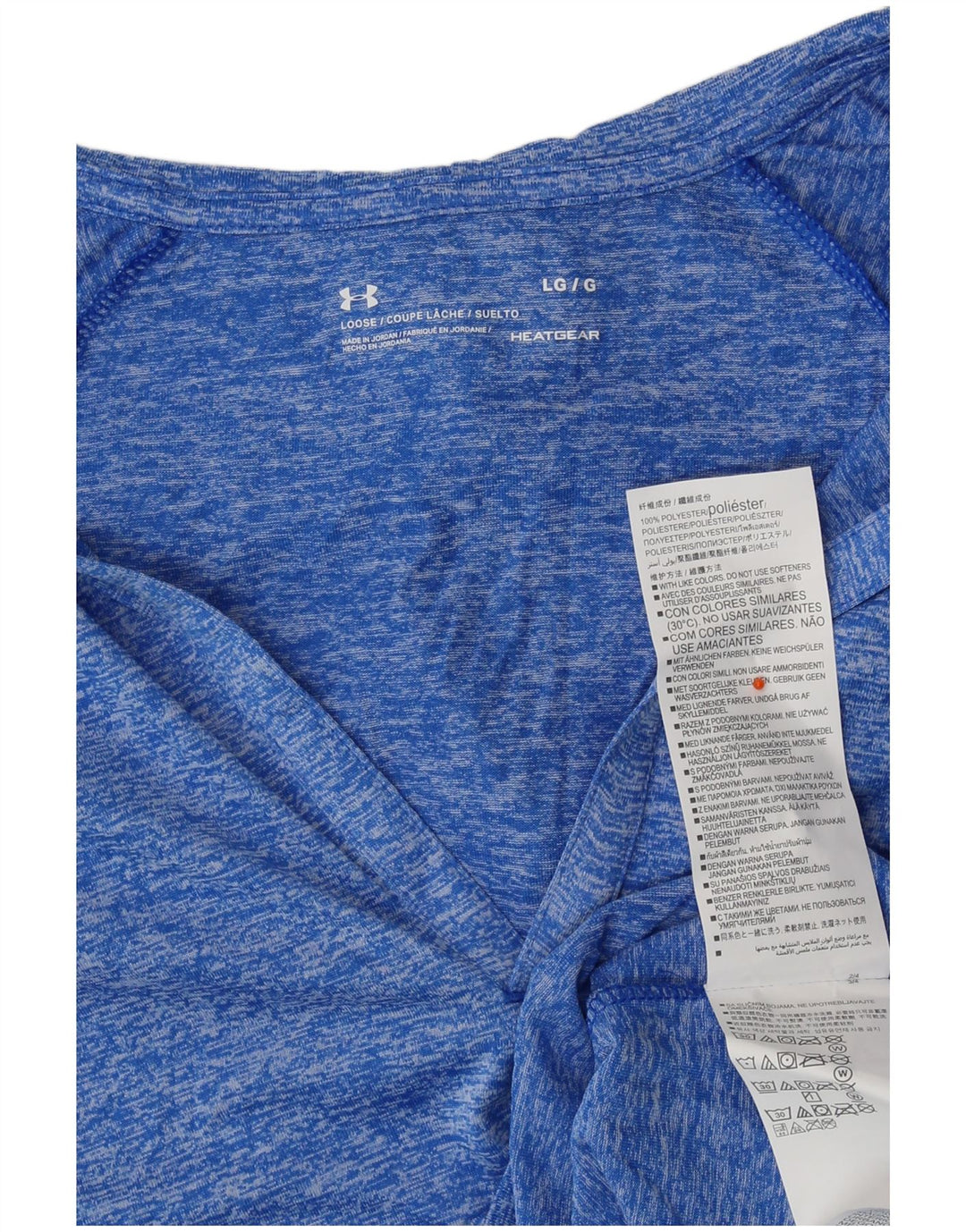 Top cu glugă pentru femei Under Armour cu mânecă lungă UK 16, mare, albastru, poliester