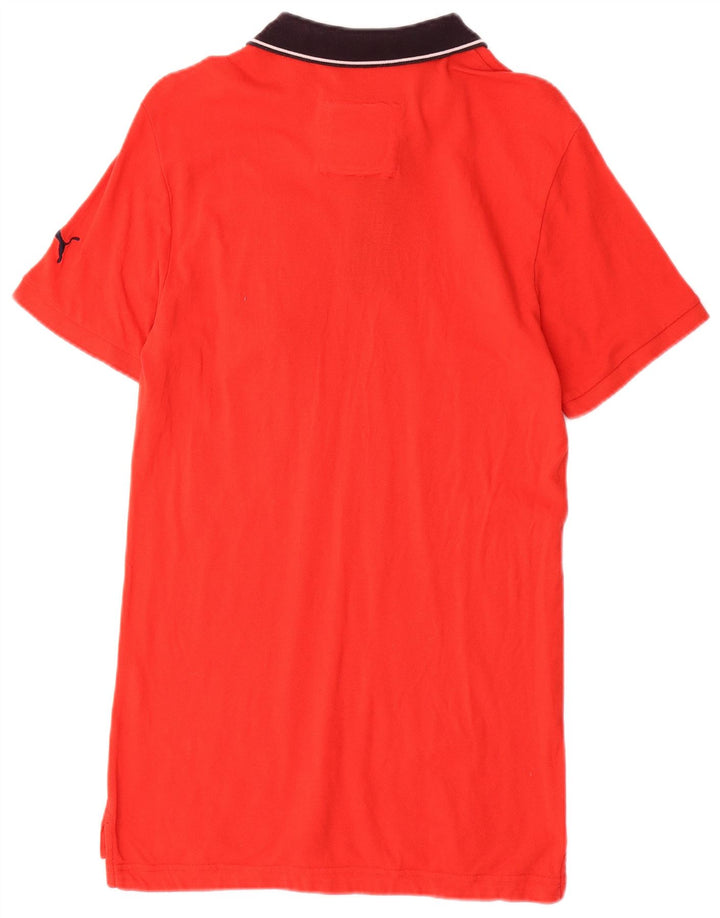 Tricou polo PUMA Rugby pentru bărbați, bumbac roșu mediu