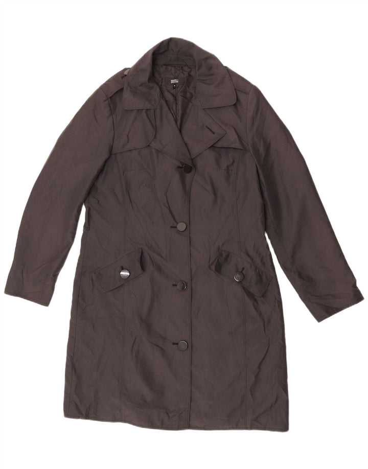 Trench pentru femei Marks & Spencer UK 14 Poliester negru mare