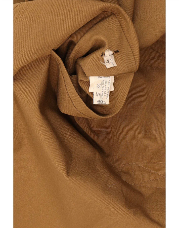 Palton reversibil vintage pentru femei IT 42 bumbac mediu bej