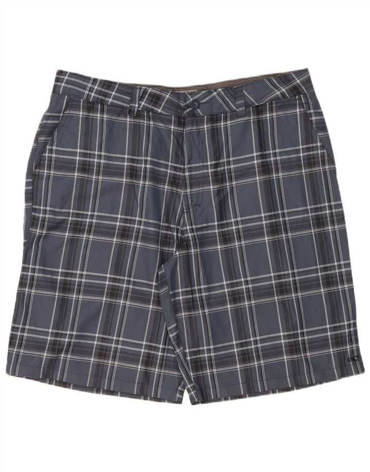 Pantaloni scurți chino pentru bărbați O'Neill W40 XL, poliester în carouri bleumarin