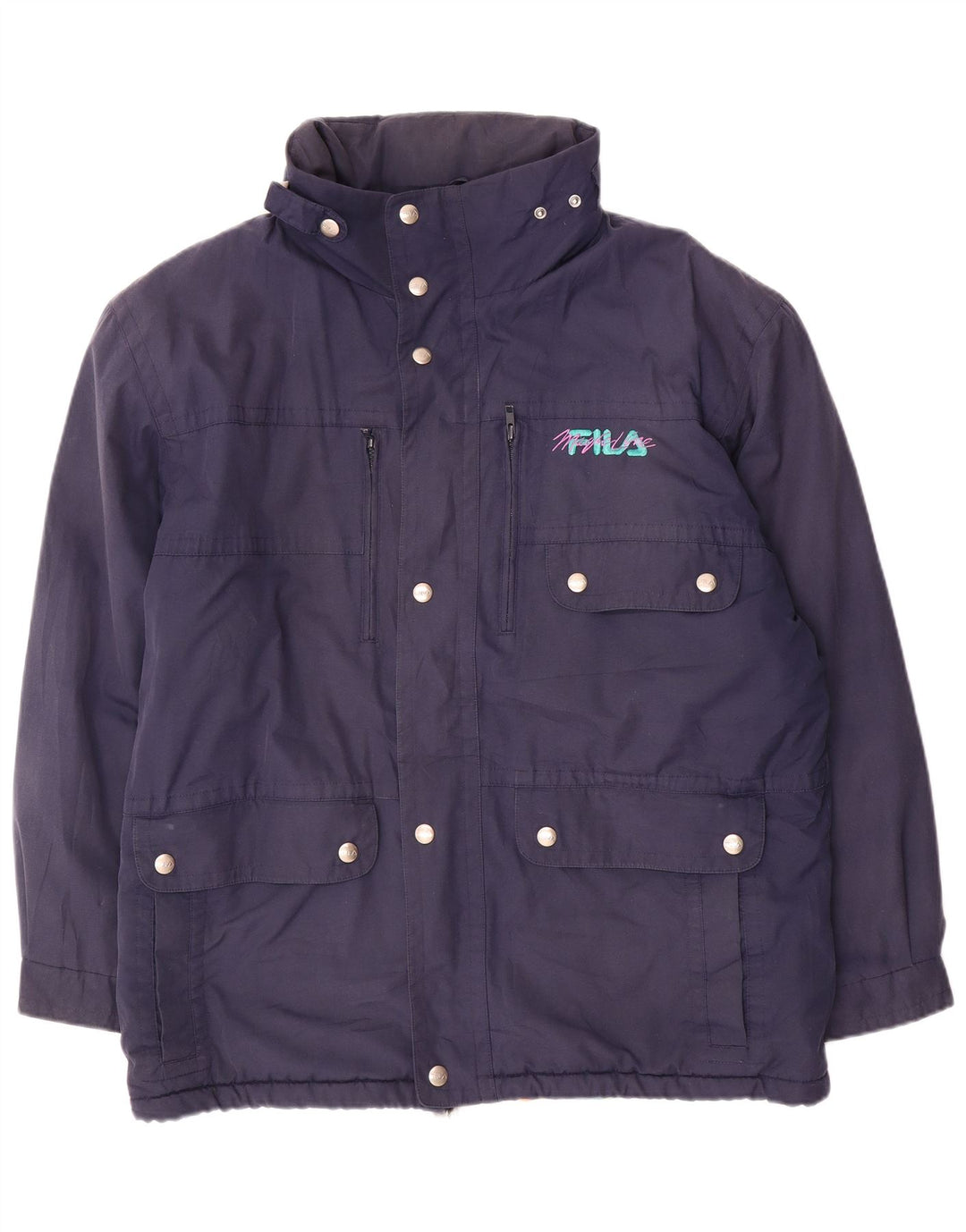Jachetă pentru bărbați Fila Magic Line Windbreaker UK 44 2XL Bleumarin Poliester