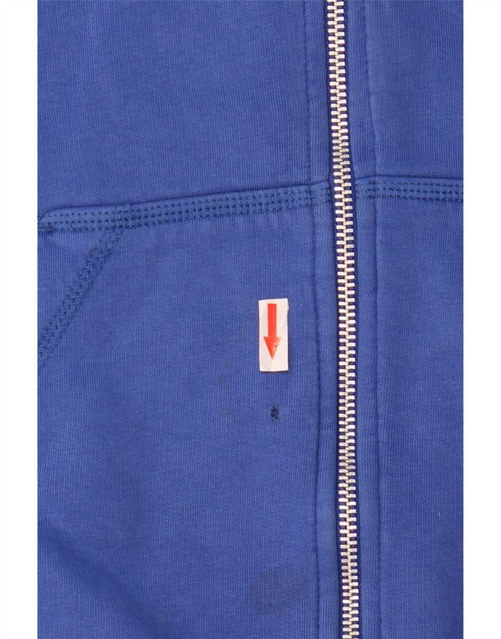 Pulover Nike pentru bărbați, cu fermoar, bumbac, mare, albastru