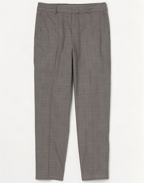 Pantaloni chino Tommy Hilfiger pentru femei US 14 XL W36 L32 gri Houndstooth