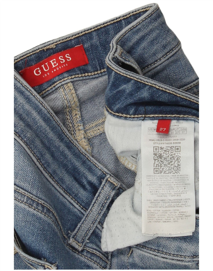 Blugi drepte pentru femei Guess W27 L28 Bumbac albastru