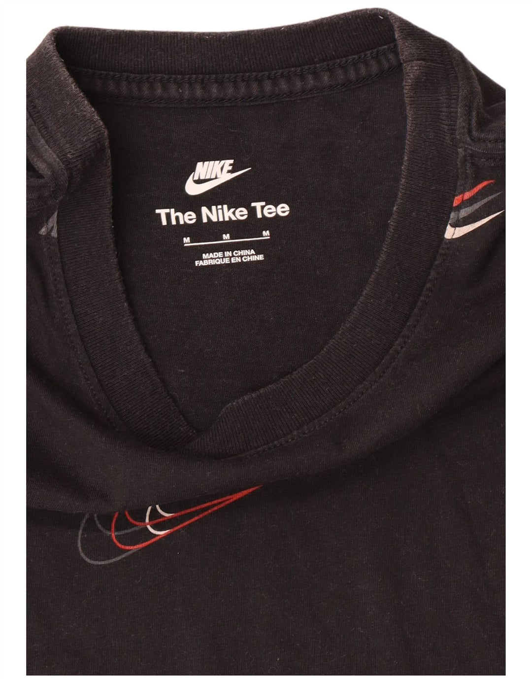 Tricou grafic pentru bărbați NIKE Top mediu negru