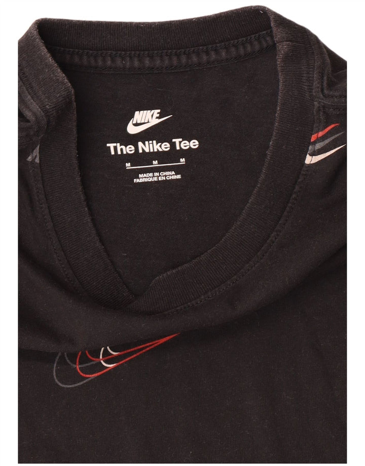Tricou grafic pentru bărbați NIKE Top mediu negru