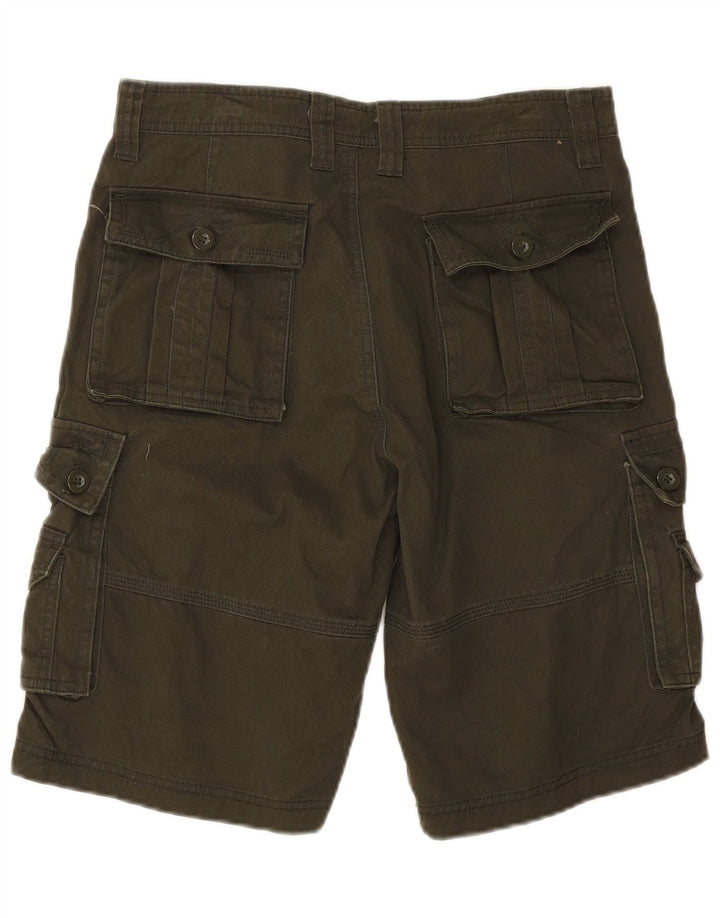 Pantaloni scurti cargo vintage pentru bărbați W30, bumbac mediu kaki