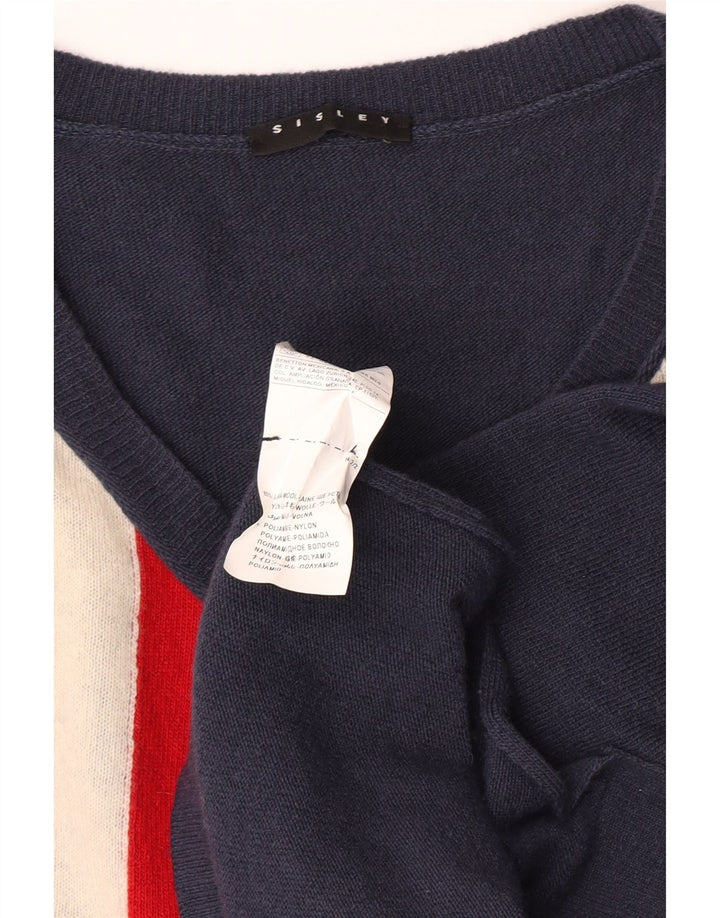 Sisley Womens Anglia Oversized Vest Tank Top Marime Unică Lână Albastră