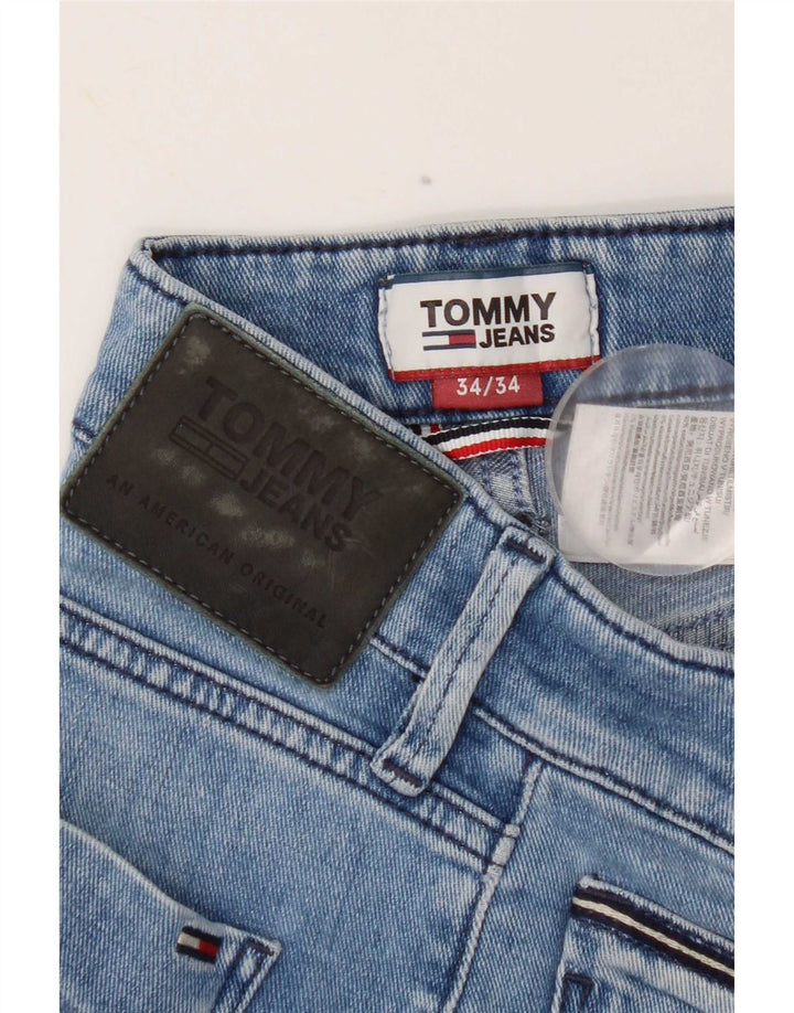 Blugi slim pentru bărbați Tommy Hilfiger W34 L34 Bumbac albastru