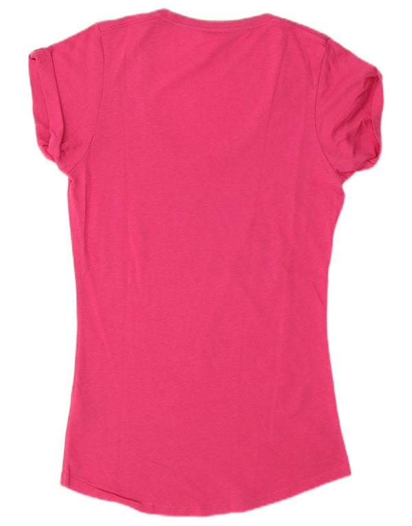 Tricou grafic supradimensionat pentru femei Nike UK 6 XS poliester roz