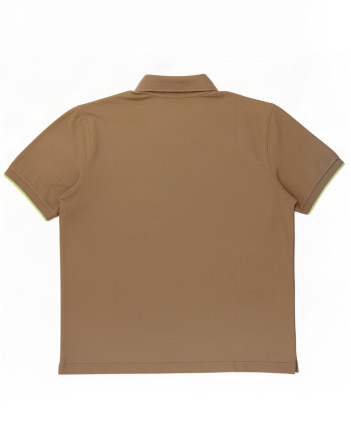 Cămașă polo pentru bărbați Kappa, bumbac kaki mare