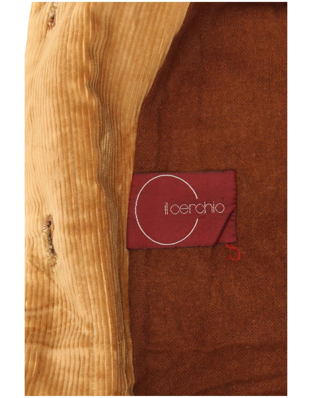 VINTAGE haină de vânt pentru femei UK 16, mare, maro, bloc de culoare