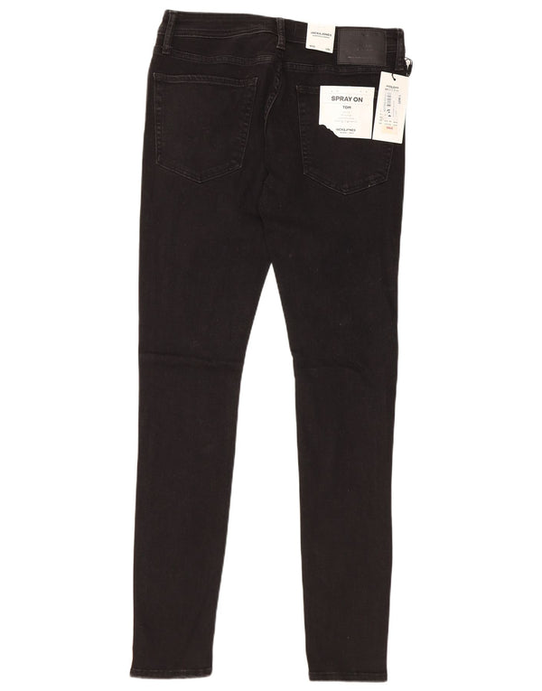 JACK & JONES Blugi pentru bărbați Tom skinny W32 L34 bumbac negru