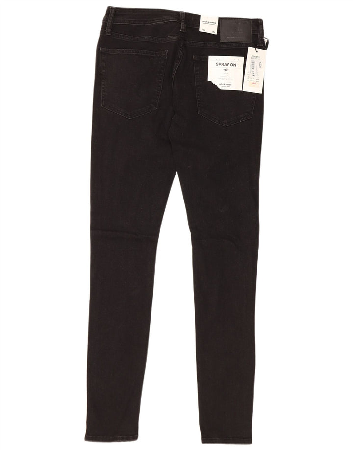 JACK & JONES Blugi pentru bărbați Tom skinny W32 L34 bumbac negru