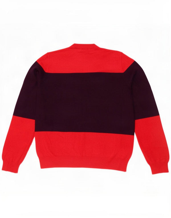 Marks & Spencer Pulover Cardigan pentru femei UK 12 Medium Red Colourblock