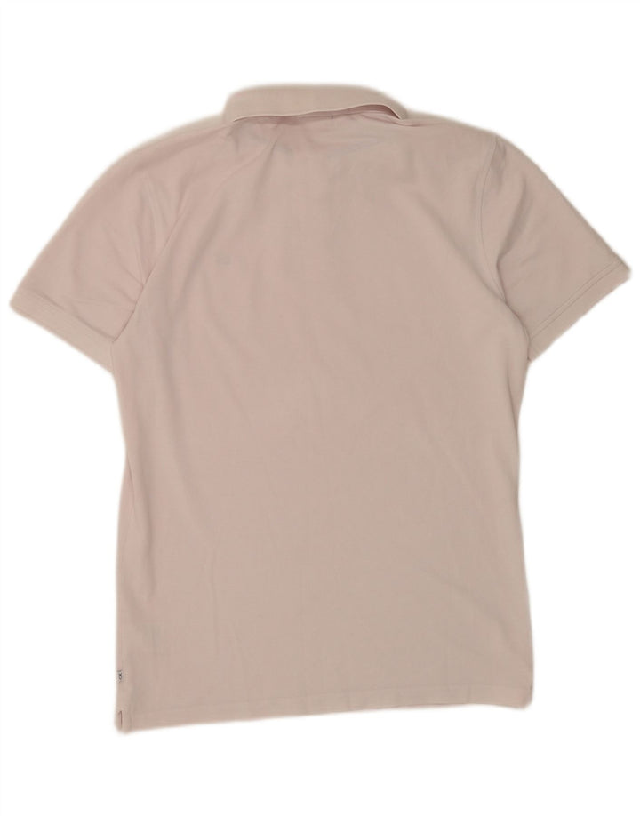 Cămașă polo Calvin Klein pentru bărbați din bumbac roz mic