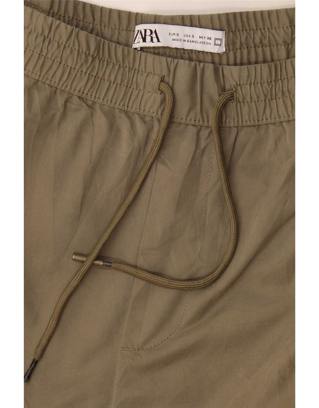 Pantaloni cargo pentru femei Zara Joggeri Mici L30 L25 Kaki