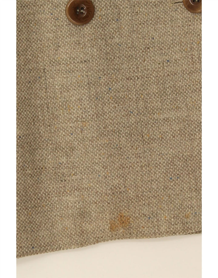 Jachetă Blazer pentru femei Escada cu piept dublu EU 44 XL Lână gri