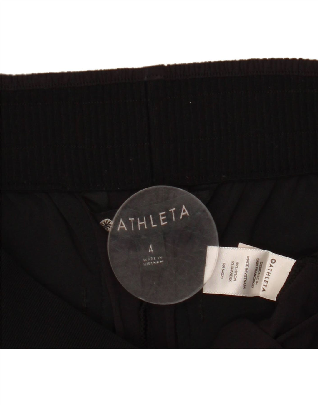 Pantaloni scurti sport pentru femei ATHLETA US 4 Small Black Nylon