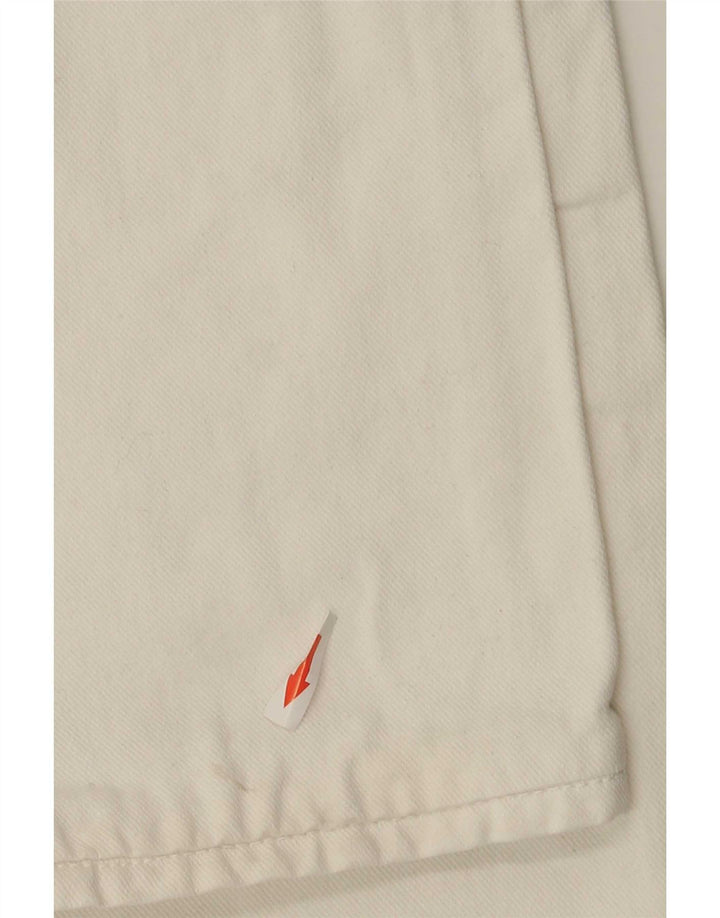 Dondup Blugi Drepți Femei L32 L29 Bumbac Alb