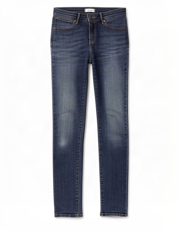 Blugi slim pentru femei Wrangler W26 L32 bumbac albastru