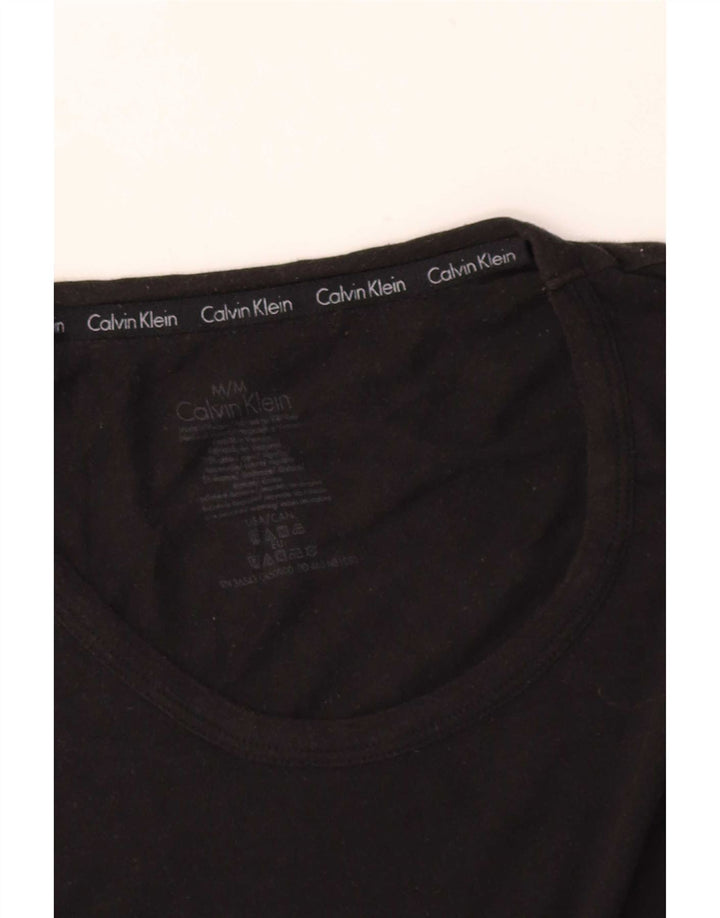 Tricou Calvin Klein Bărbați Top Mediu Negru