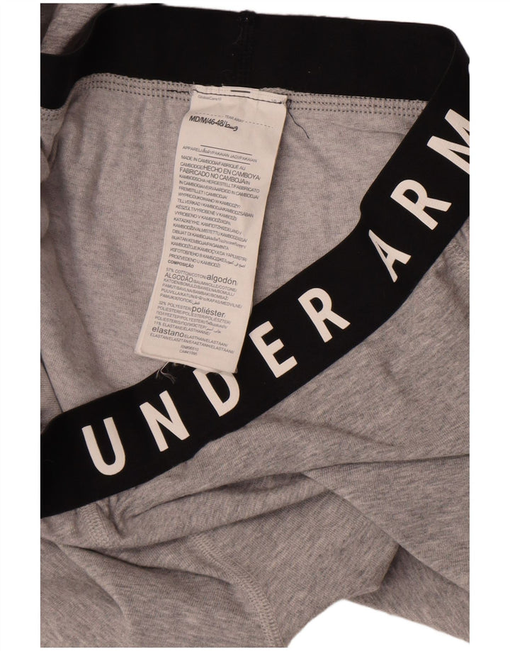 Leggings grafic Under Armour pentru femei UK 14, bumbac color bloc, gri mediu