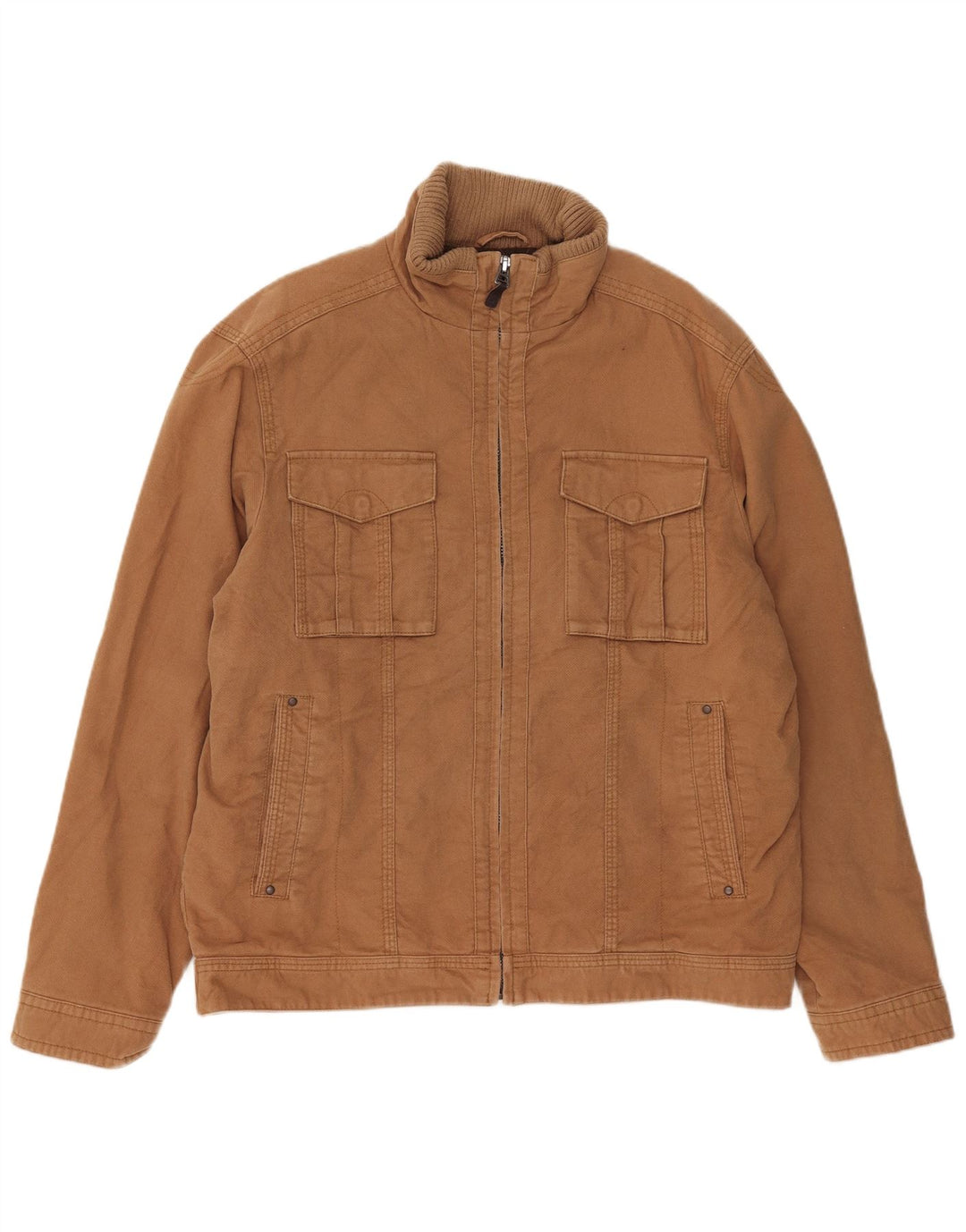 Jachetă pentru bărbați Marks & Spencer Blue Harbour Utility UK 40, mare, maro, bumbac