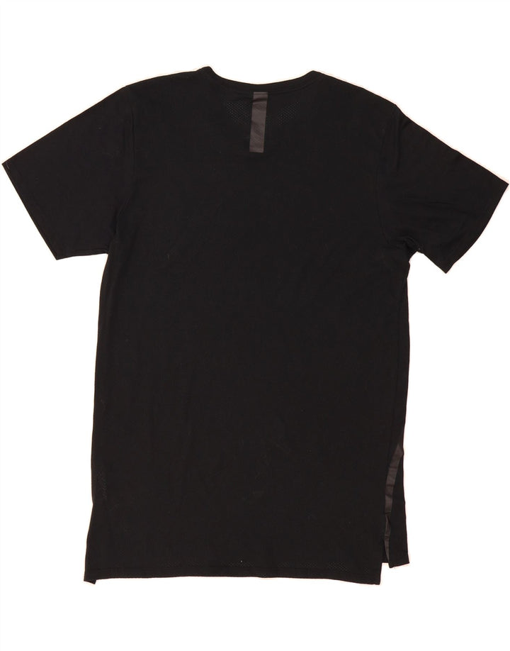 NIKE Mens T-Shirt Top Medium Black Polyester Vintage Nike and Second-Hand Nike from Messina Hembry 