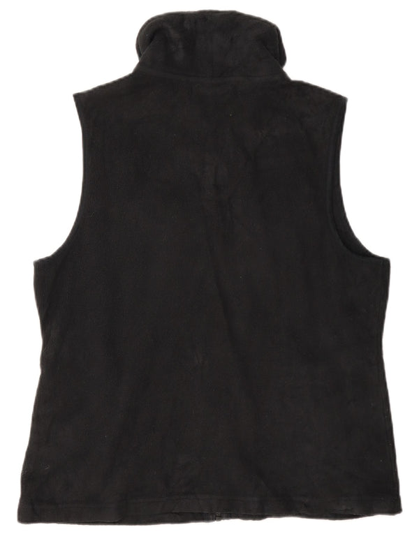 Gilet din fleece pentru femei Chaps UK 14 Medium Black