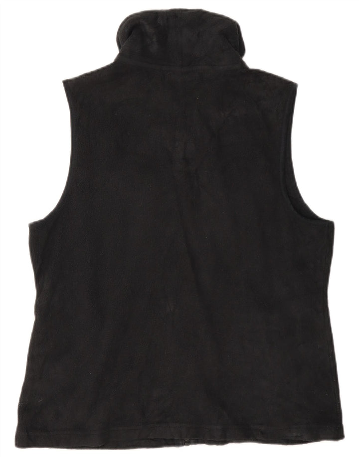 Gilet din fleece pentru femei Chaps UK 14 Medium Black
