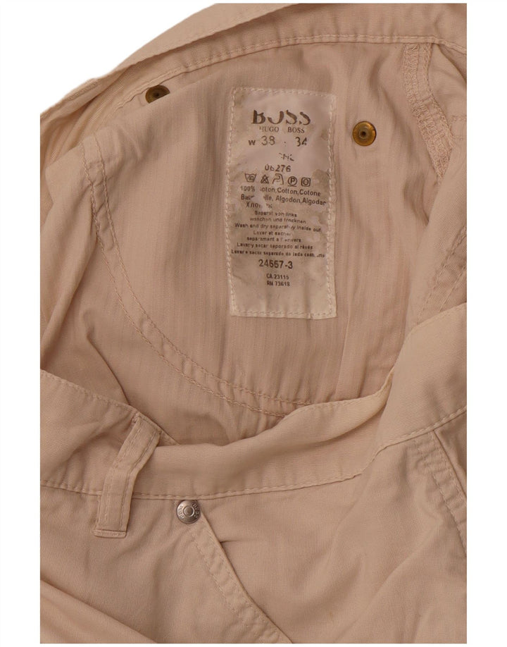 Pantaloni scurti chino pentru femei Hugo Boss W38 XL bumbac bej