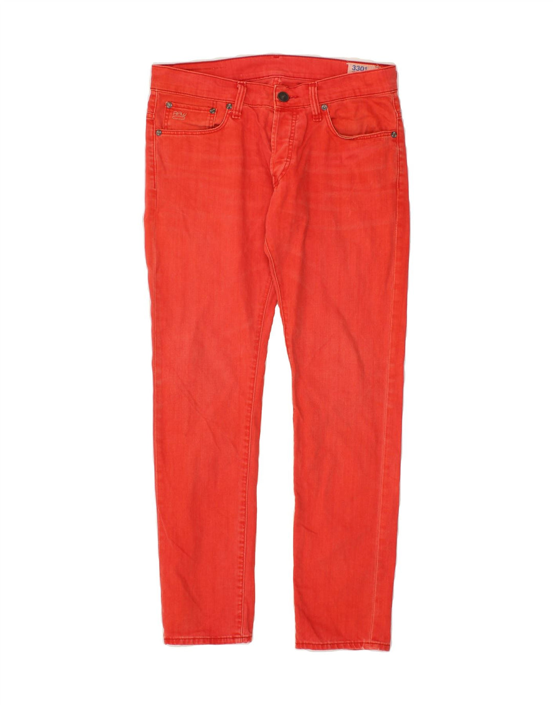 G-STAR Womens Slim Jeans W30 L29 Red | Vintage G-Star | Thrift | Second-Hand G-Star | Used Clothing | Messina Hembry 