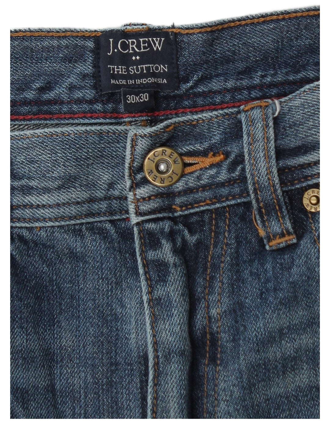J. CREW The Sutton Straight Jeans pentru bărbați W30 L30 Bumbac albastru